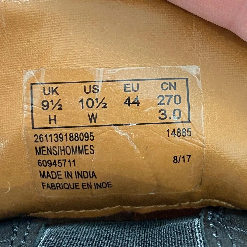 Clarks black leather